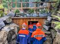 Zug 1 der Jugendfeuerwehr übt an Herdringer Freilichtbühne